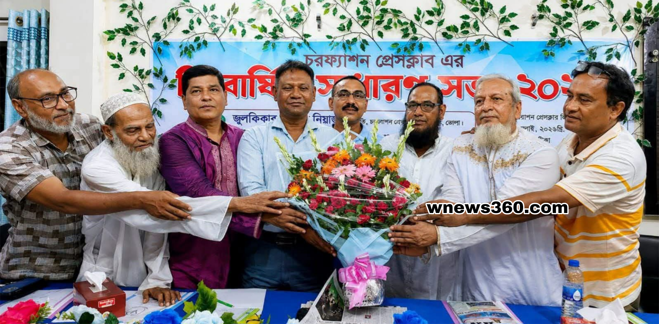 চরফ্যাশন প্রেসক্লাব-এর নবনির্বাচিত সভাপতি জুলফিকার মাহমুদ নিয়াজ এবং সাধারণ সম্পাদক কামাল গোলদার